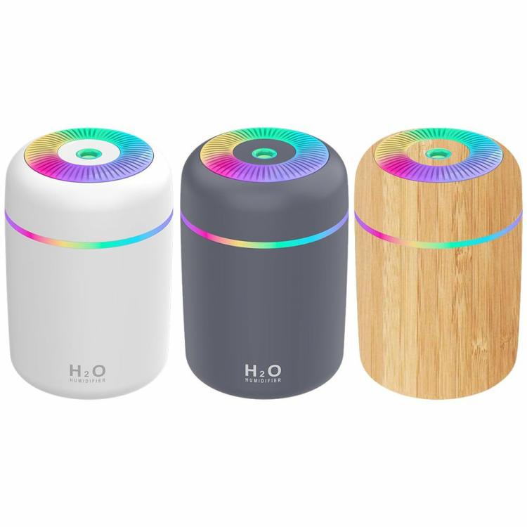 300ml Aromatherapy Diffuser Rechargable Desktop Humidifier for Home Car  |   Household Appliances Home Appliances Grey