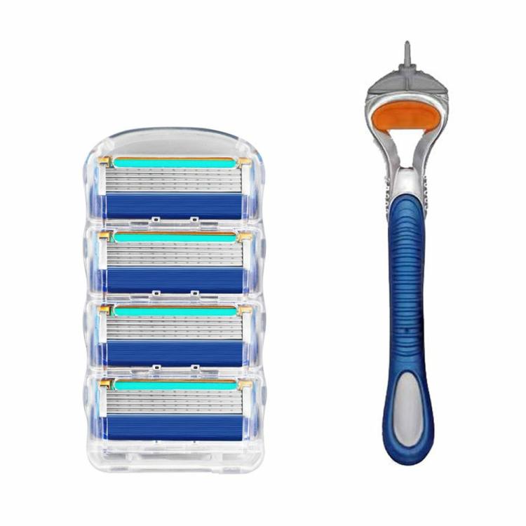 5 Layer Shaving Blades Professional Shaving Trimmer Handle Universal Replacement  |   Personal Care Appliances Home Appliances Blue