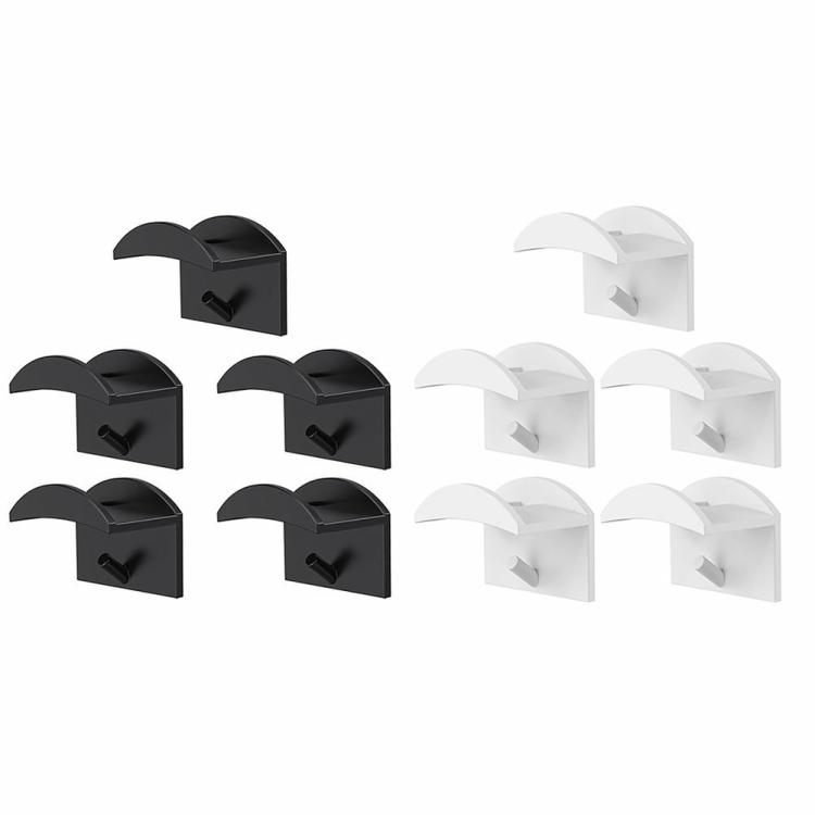 5pcs Adhesive Hat Hooks Floating Display Wall Mount Hat Rack for Boys Room Decor  |   Indoor Storage Indoor Storage Black