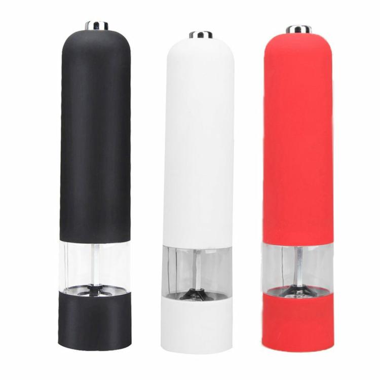 ABS Electric Pepper Salt Spice Mill Grinder Seasoning Kitchen Grinding Tool  |   Kitchen Appliances Home Appliances Black