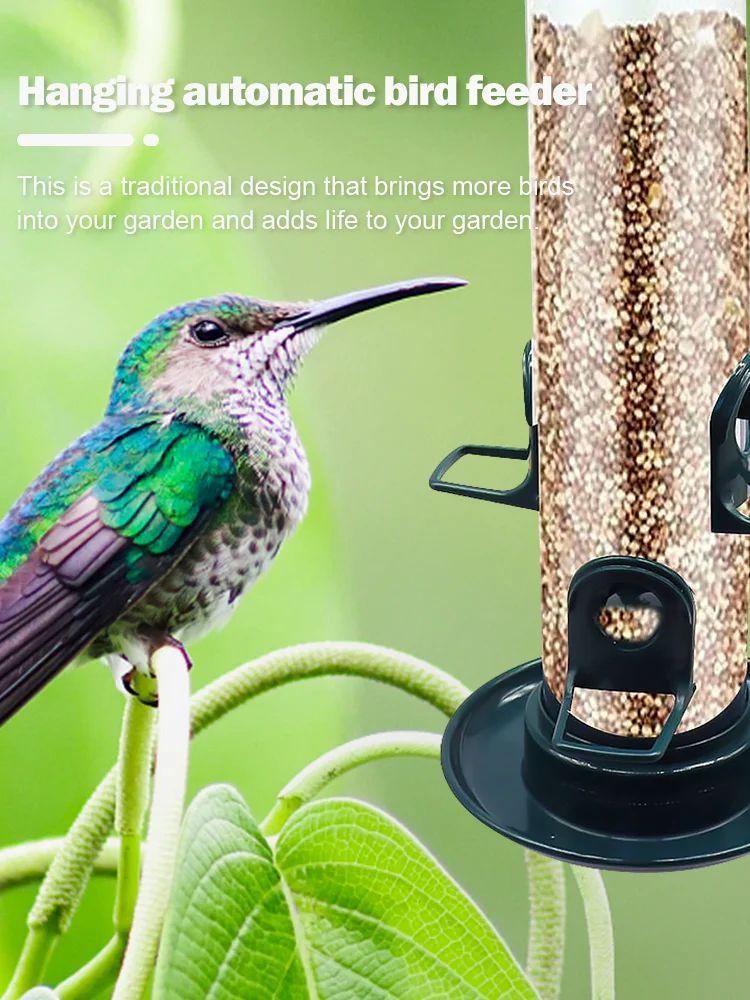 Bird Feeder Squirrel Proof Wild Bird Feeder Tube Bird Feeder for Garden Backyard  |   Bird Accessories Bird Accessories Bird Accessories