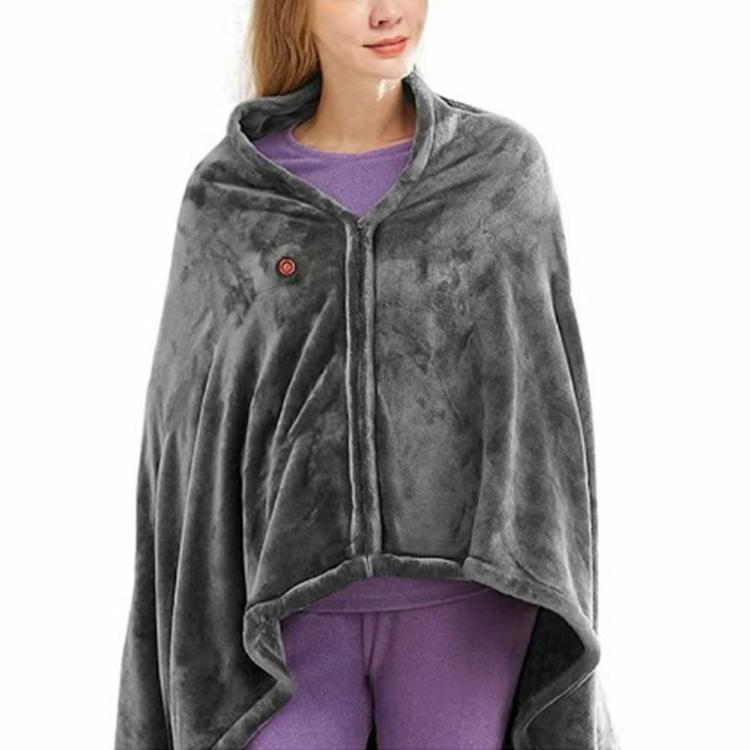 Body Warmer Blanket Zipper Coral Velvet Blanket Portable Quickly Heated Cape Pad  |   Household Appliances Home Appliances Household Appliances