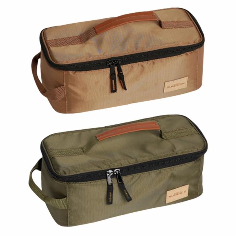 Camping Tableware Bag Portable Dinnerware Organizer for Outdoor Picnic  |   Outdoor Storage Outdoor Storage Khaki/Dark Green