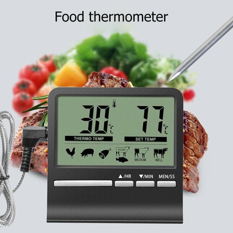 Digital Kitchen Food Thermometer Probe Meter Oven Meat Cooking Alarm Timer  |   Kitchen Tools Kitchen Accessories Kitchen Tools