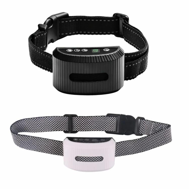 Dog Anti-Bark Collar Waterproof Dog Barking Control Collar Dog Training Supplies  |   Cat Accessories Cat Accessories Black/White