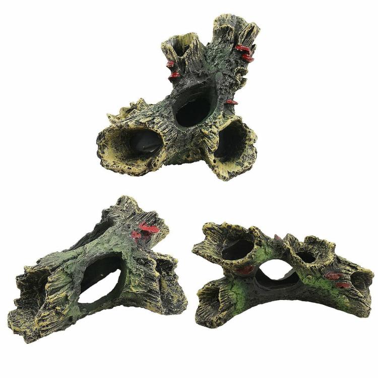 Fish Tank Escape Hole Non-toxic Aquarium Hollow Log Decor for Fish Tank Aquarium  |   Aquarium Accessories Aquarium Accessories Aquarium Accessories