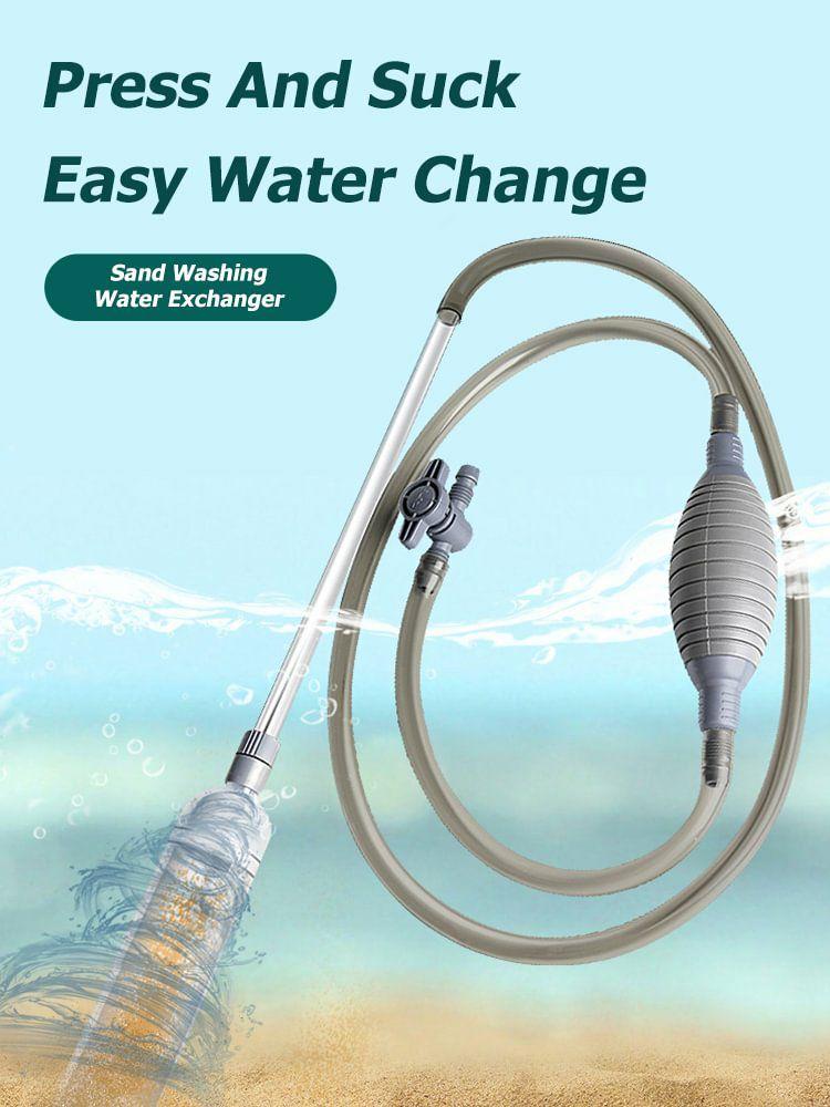 Fish Tank Water Changer with Filter Nozzle Vacuum Siphon Pump for Water Changing  |   Aquarium Accessories Aquarium Accessories Aquarium Accessories