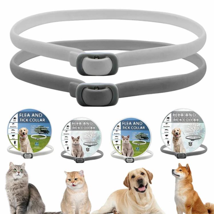 Flea Collar Adjustable Flea and Tick Collar 8 Months Protection for Dogs Cats  |   Cat Accessories Cat Accessories Cat Accessories