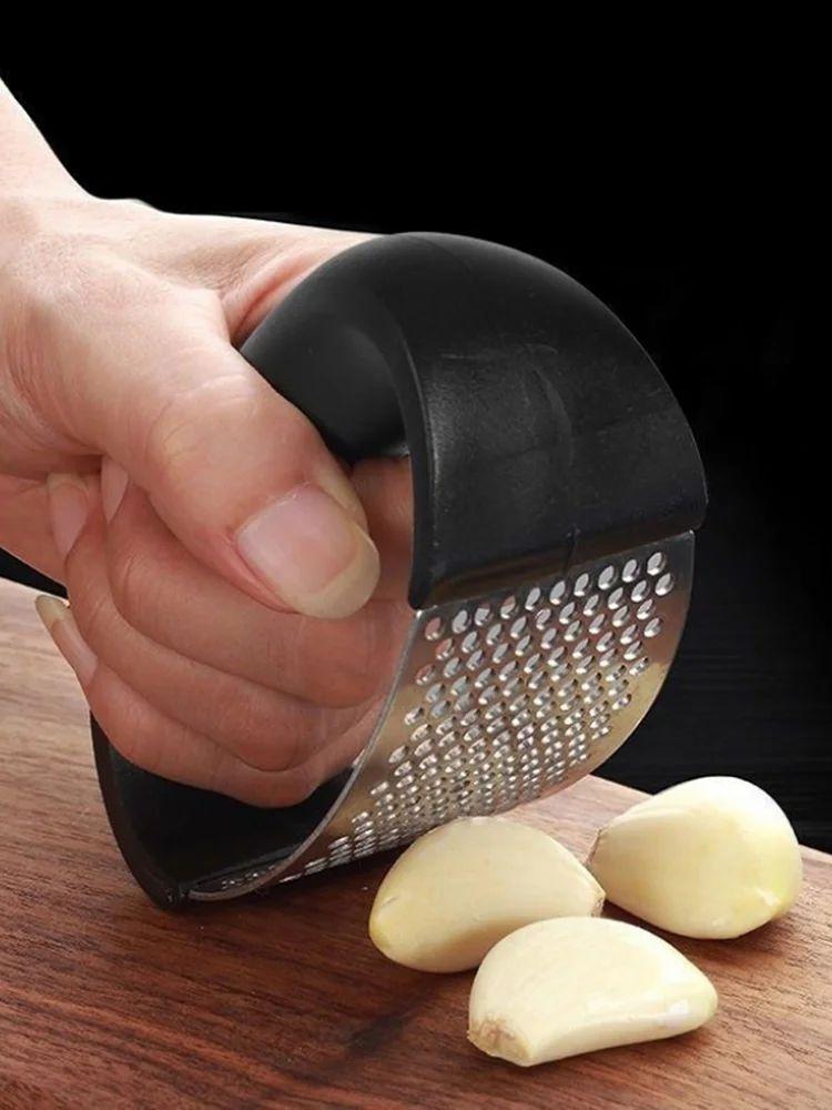 Garlic Masher Manual Garlic Press Clipper Squeezing Device Kitchen Gadgets  |   Kitchen Tools Kitchen Accessories Kitchen Tools