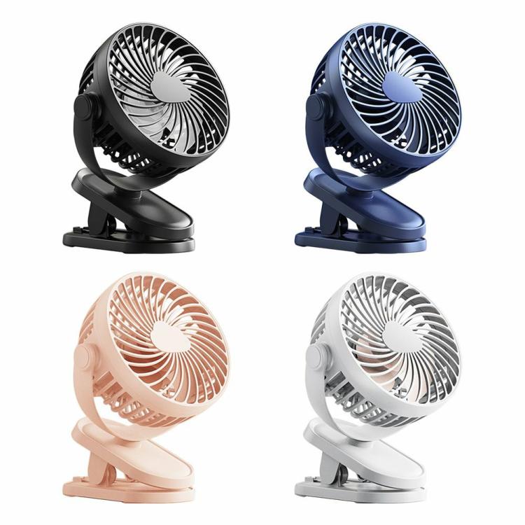 Mini Adjustable Clip-on Fan 3 Speeds Adjustable Clip on Fan Desk Cooler Fan Home  |   Household Appliances Home Appliances Black