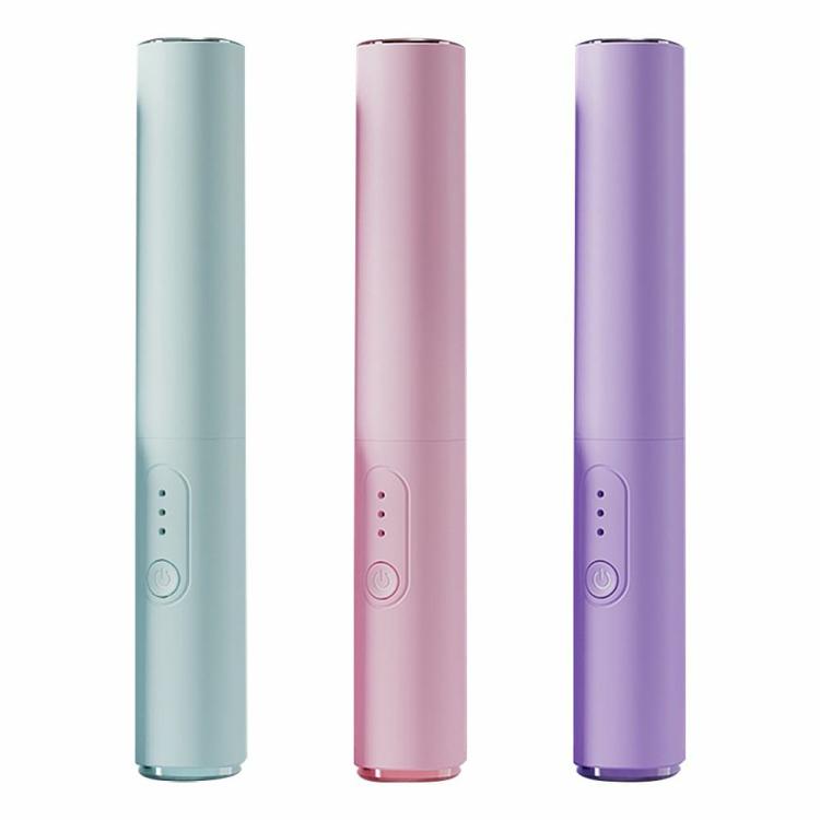 Mini Hair Straightener USB Rechargeable Curler Comb Curling Iron for Travel  |   Personal Care Appliances Home Appliances Green/Pink/Purple