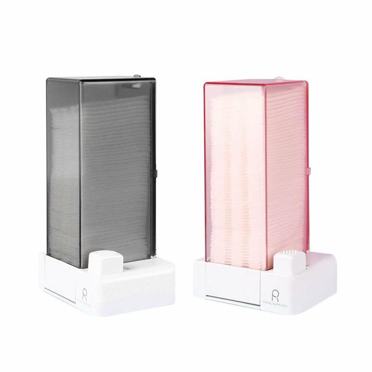 Press Type Closed Design Automatic Cotton Pad Dispenser for Lint Free Nail Wipes  |   Indoor Storage Indoor Storage Indoor Storage