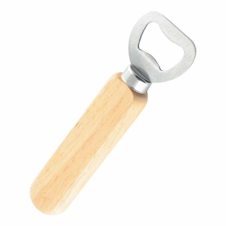 Stainless Steel Bottle Opener Wood Handle Drink Beer Lid Kitchen Launcher  |   Kitchen Tools Kitchen Accessories Kitchen Tools