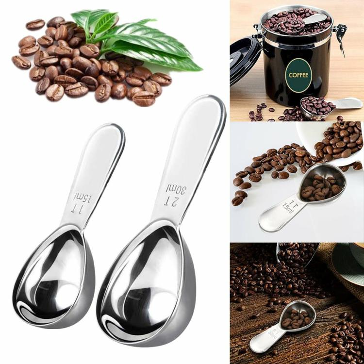 Stainless Steel Coffee Scoop 15ml 30ml Measuring Tablespoon for Coffee Tea Sugar  |   Kitchen Tools Kitchen Accessories Kitchen Tools