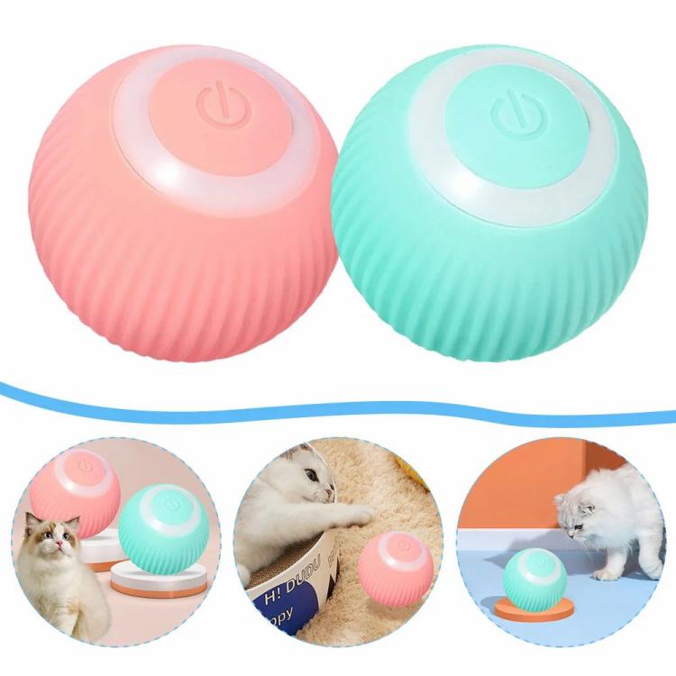 USB Rechargeable Electronic Interactive Pet Toy Cat Toy Interactive Pet Ball Toy  |   Cat Accessories Cat Accessories Cat Accessories