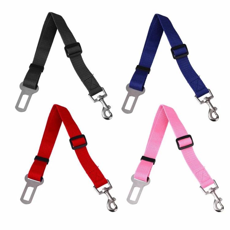 Adjustable Dogs Car Seat Belt Harness Pets Safe Seatbelt Lead Traction Rope  |   Dog Accessories Dog Accessories Black/Red/Pink/Blue