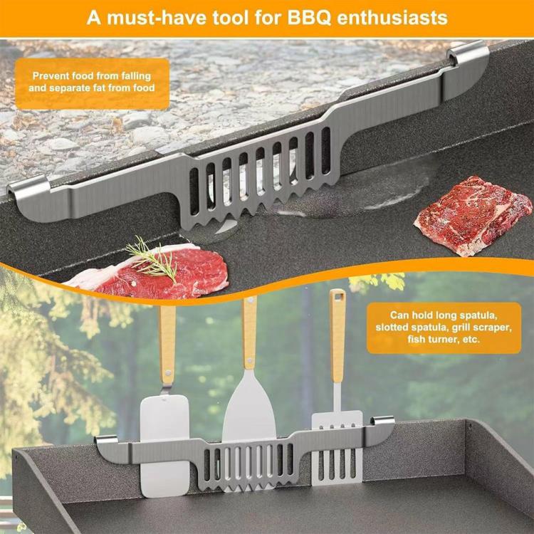 Magnetic Barbecue Tool Hold Rack Stainless Steel Adjustable Barbecue Tool Holder  |   Kitchen Tools Kitchen Accessories Kitchen Tools