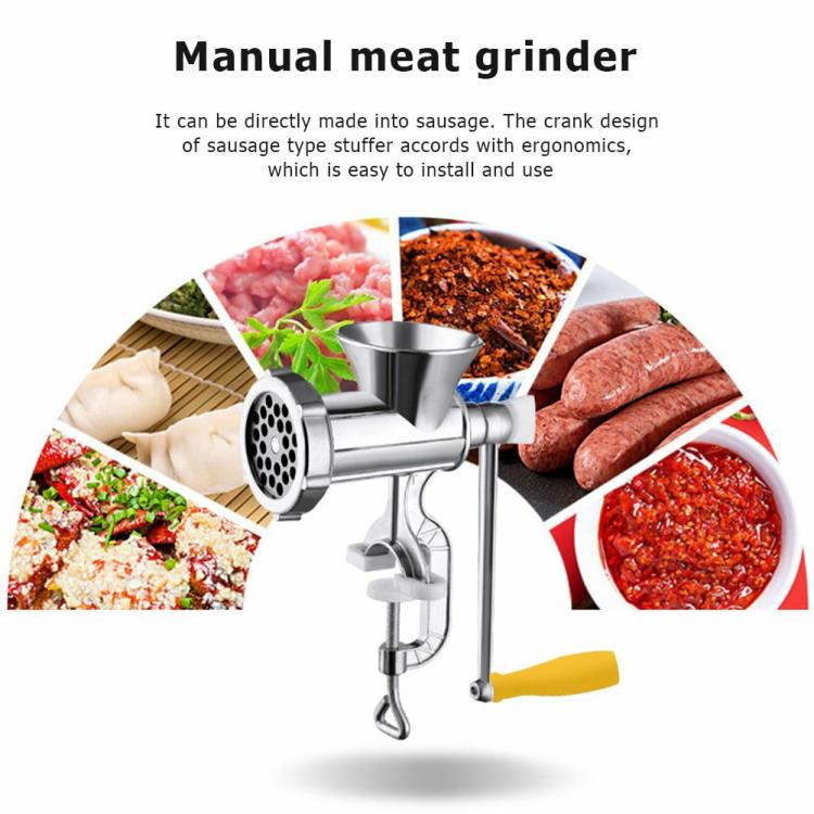 Manual Meat Grinder Sausage Maker With Tabletop Clamp Multifunction Kitchen Tool  |   Kitchen Tools Kitchen Accessories Kitchen Tools